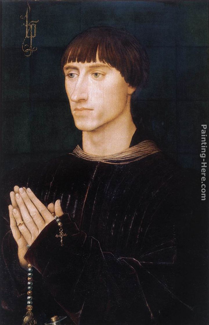 Rogier van der Weyden Portrait Diptych of Philippe de Croy right wing